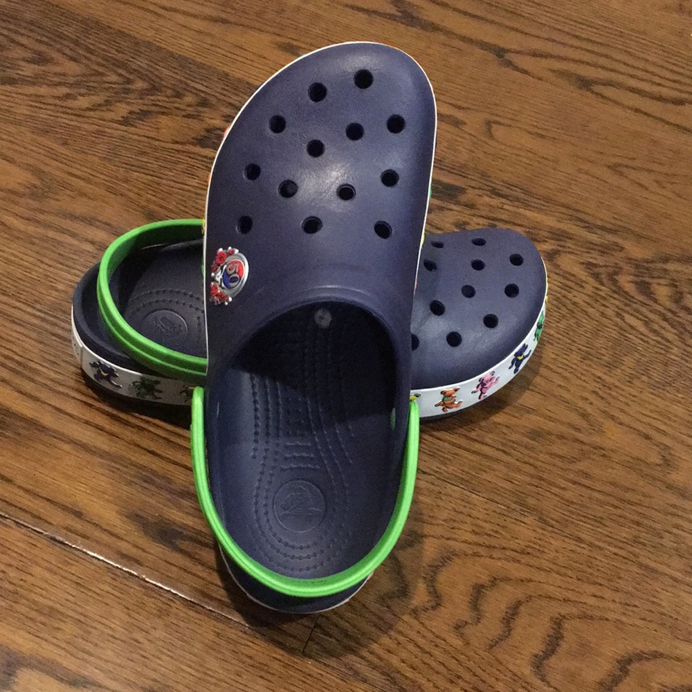 GRATEFUL DEAD CROCS 50th ANNIVERSARY M10 W12 - Picture 2 of 8